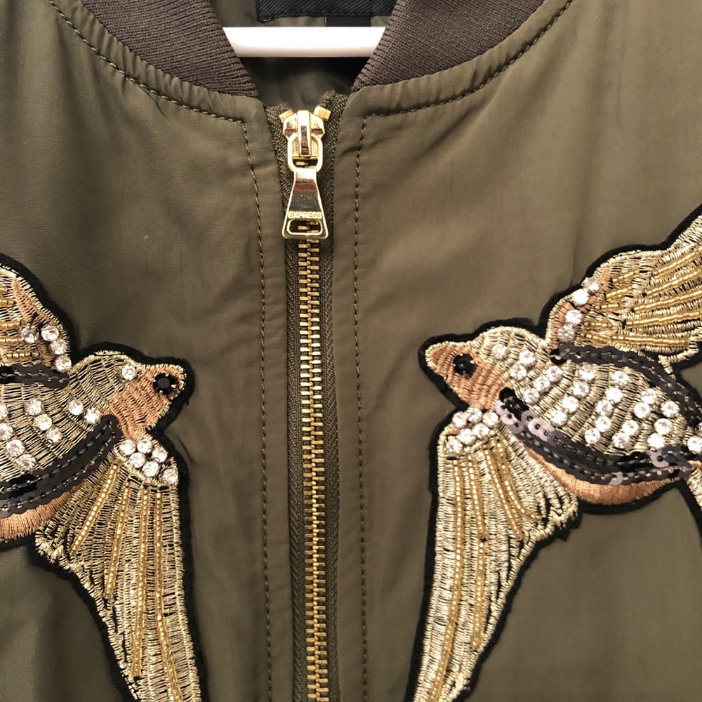 Express Embroidery Bomber Jacket - image 6